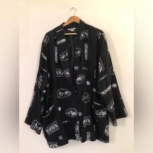 Kensington Square Black & White Vintage Blazer